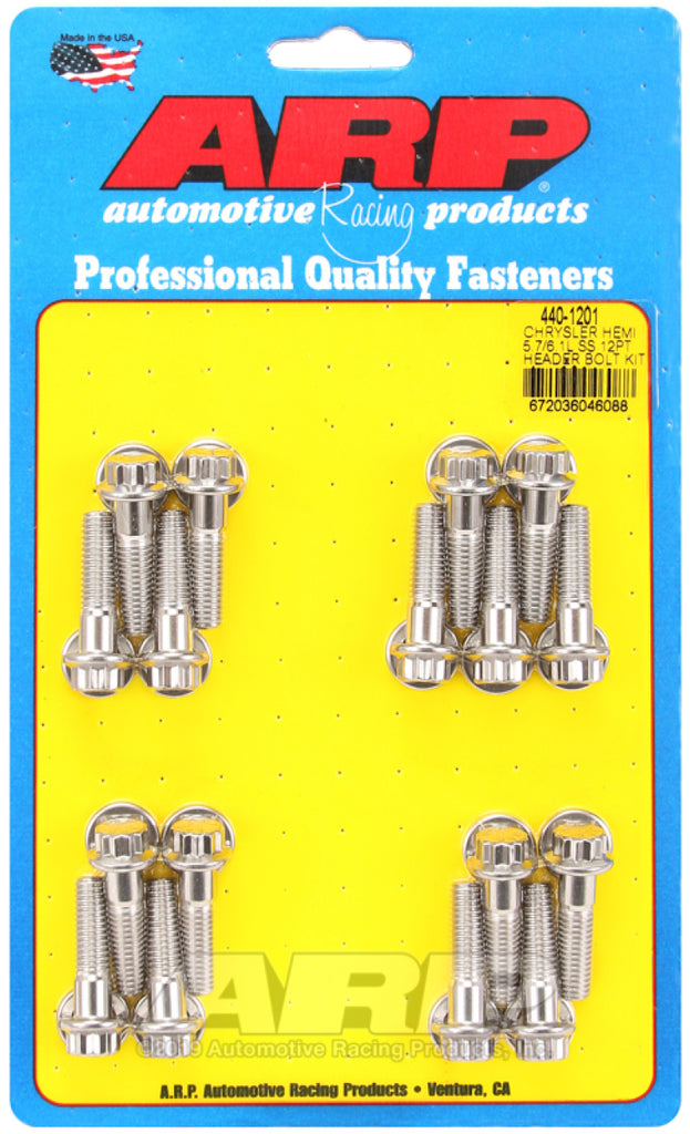 ARP Head Stud & Bolt Kits ARP Chrysler Hemi 5.7/6.1L SS 12pt Head Bolt  Kit