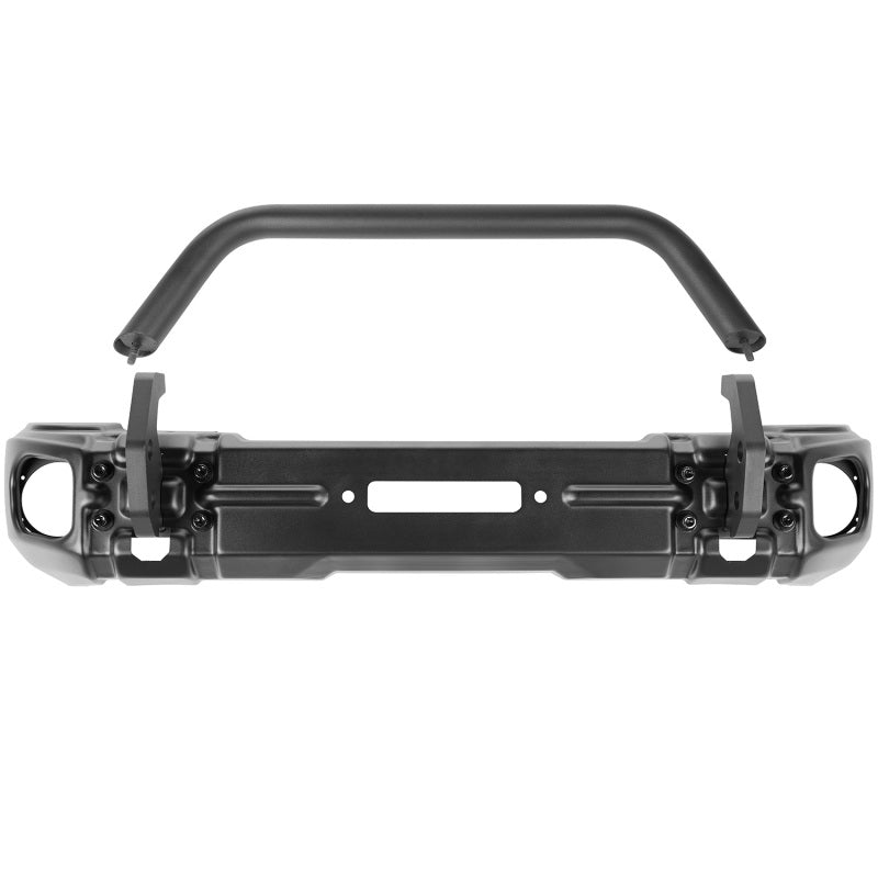 Rugged Ridge Bumpers - Steel Rugged Ridge Arcus Front Bumper Set W/ Overrider 2018 Jeep Wrangler JK