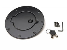Load image into Gallery viewer, Rampage Fuel Caps Rampage 1997-2006 Jeep Wrangler(TJ) Billet Style Gas Cover - Black