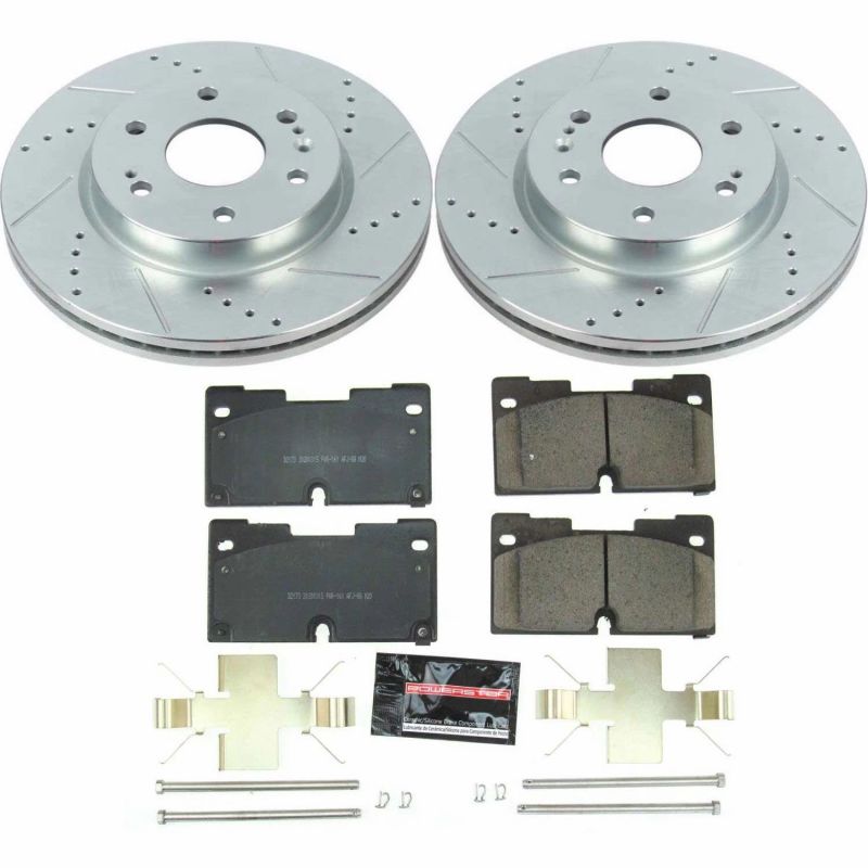 PowerStop Brake Kits - Performance D&S Power Stop 2019 GM 1500 Front Z23 Evolution Sport Brake Kit