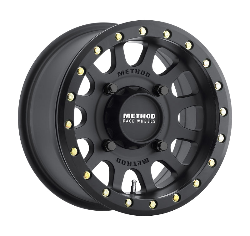 Method Wheels Wheels - Cast Method MR401 UTV Beadlock 14x7 4+3/+13mm Offset 4x156 132mm CB Matte Black w/BH-H20875 Wheel