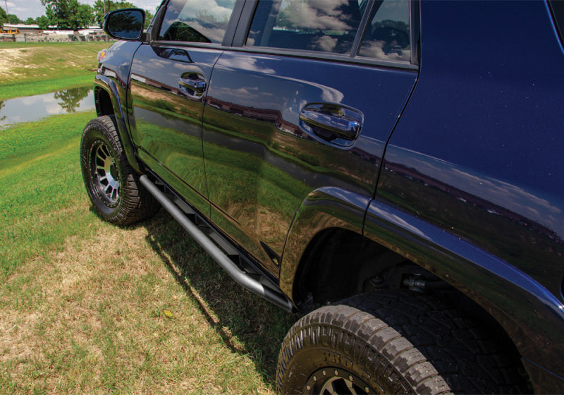 N-Fab Body Armor & Rock Rails N-Fab Trail Slider Steps 16-20 Toyota Tacoma Crew Cab All Beds - SRW - Textured Black
