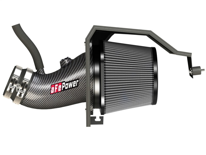 aFe Cold Air Intakes aFe POWER Magnum FORCE Carbon Fiber Stage 2 Pro Dry S CAIS - 11-18 Dodge Challenger/Charger V8-6.4L