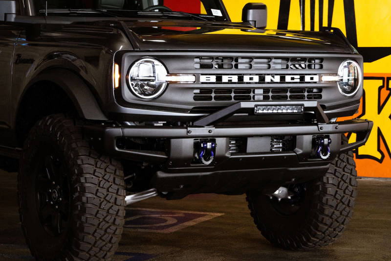 DV8 Offroad Bumpers - Steel DV8 Offroad 21-22 Ford Bronco Factory Modular Front Bumper Bull Bar