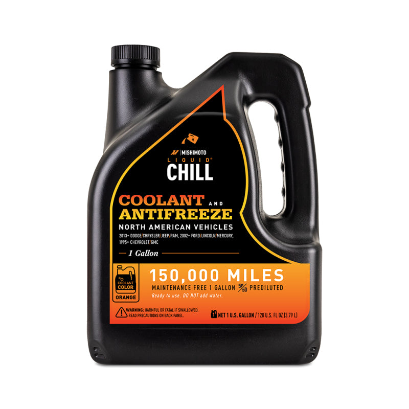 Mishimoto Coolants Mishimoto Liquid Chill EG Coolant, North American Vehicles, Orange