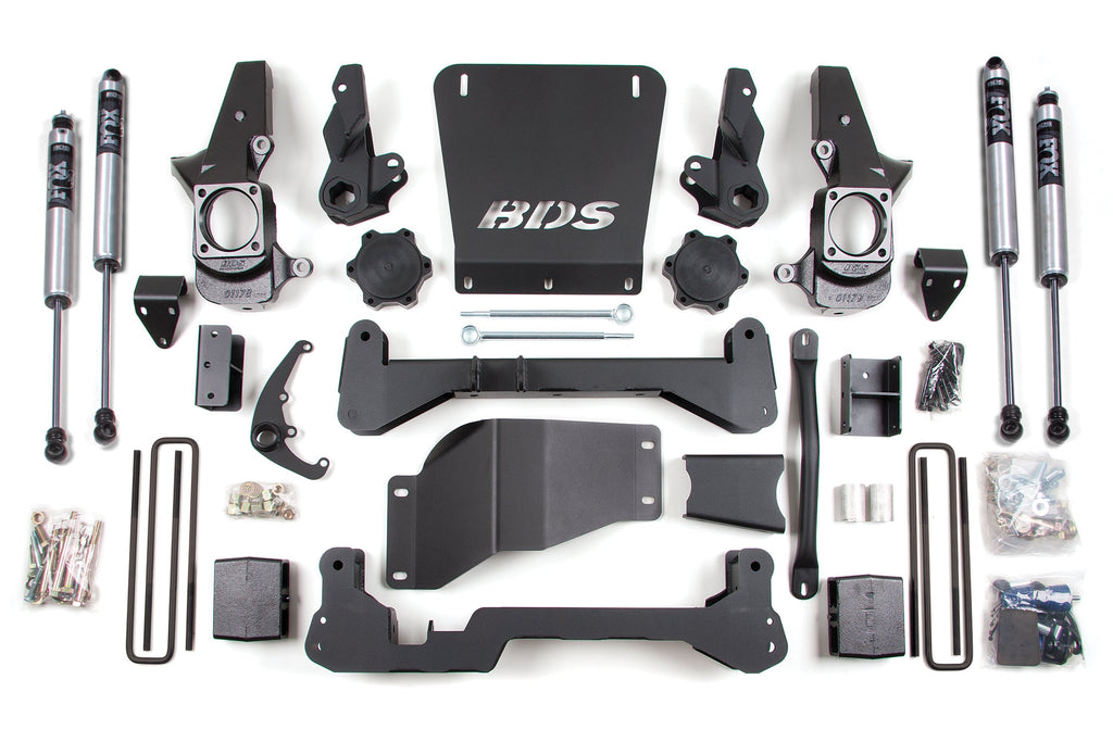 BDS Suspension Suspension Kits Narrow Track Knuckle / 5 Inch Block Kit / FOX 2.0 Performance Series 7 Inch Lift Kit | Chevy Silverado or GMC Sierra 2500HD/3500 (01-10) 4WD