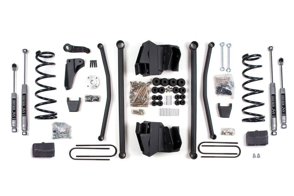 BDS Suspension Suspension Kits Manual / Block Kit with 4 Inch Axle / NX2 Nitro Series 8 Inch Lift Kit | Long Arm | Dodge Ram 2500/3500 (03-07) 4WD | Diesel
