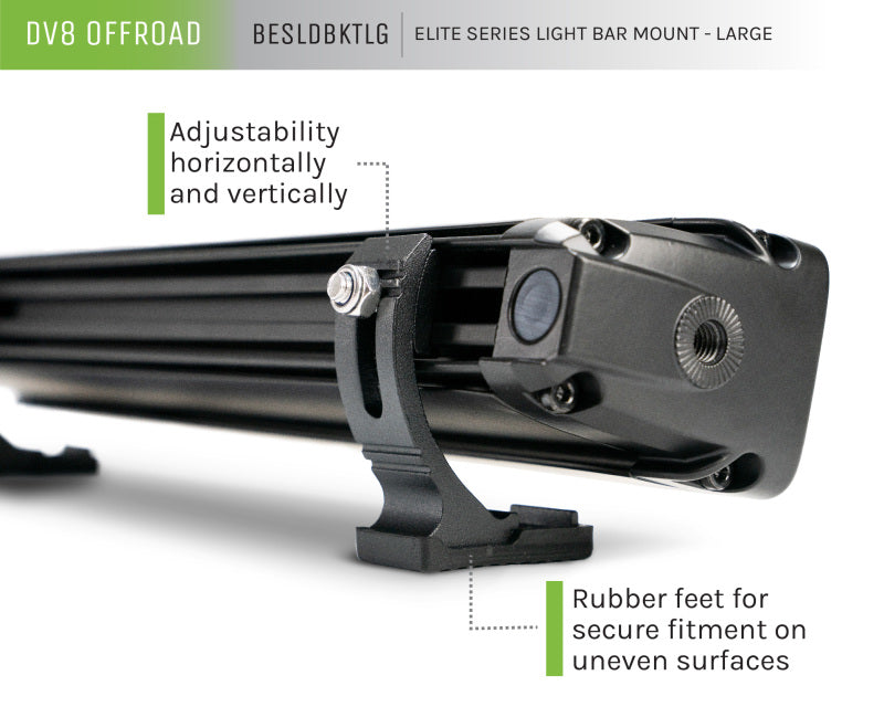 DV8 Offroad Light Mounts DV8 Offroad Elite Series Light Bar Mount - Large