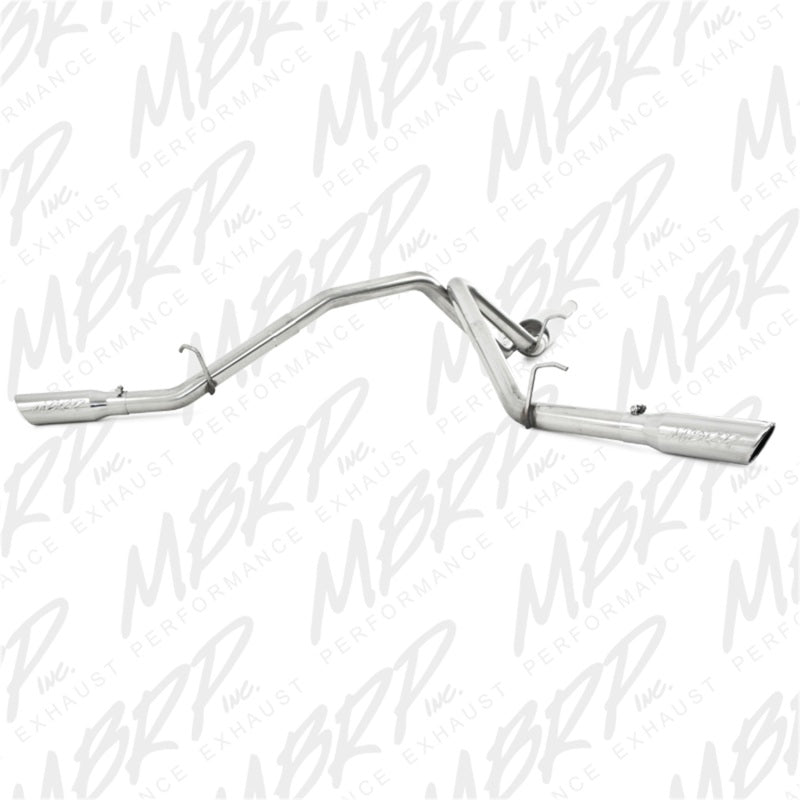 MBRP Catback MBRP 2009 Chev/GMC 1500 4.8/5.3L EC/CC (excluding 8 bed) Cat Back Dual Split Side