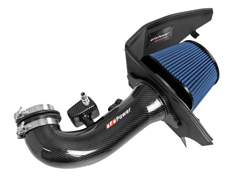 aFe Cold Air Intakes aFe 19-20 GM Trucks 5.3L/6.2L Track Series Carbon Fiber Cold Air Intake System With Pro 5R Filters