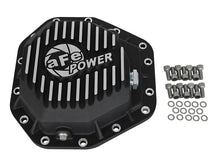 Load image into Gallery viewer, aFe Diff Covers aFe Power Pro Ser Rear Diff Cover Black w/Mach Fins 2017 Ford Diesel Trucks V8-6.7L(td) Dana M275-14