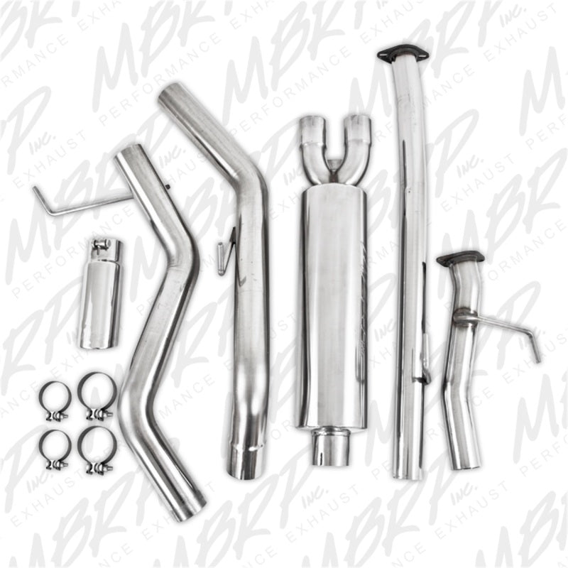 MBRP Catback MBRP 2009-2010 Toyota Tundra 5.7L EC-Std. & SB/CC-SB Cat Back Single Side