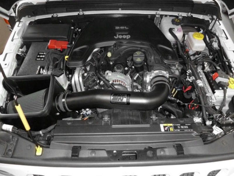 K&N Engineering Cold Air Intakes K&N 2018 Jeep Wrangler JL V6-3.6L F/I Blackhawk Performance Intake Kit (No Jeep Grand Cherokee)