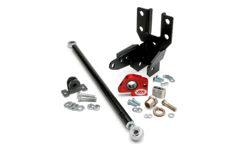 JKS Manufacturing Traction Bars JKS Manufacturing 2007+ Jeep Wrangler JK Front Track Bar-Sector Shaft Reinforcement System