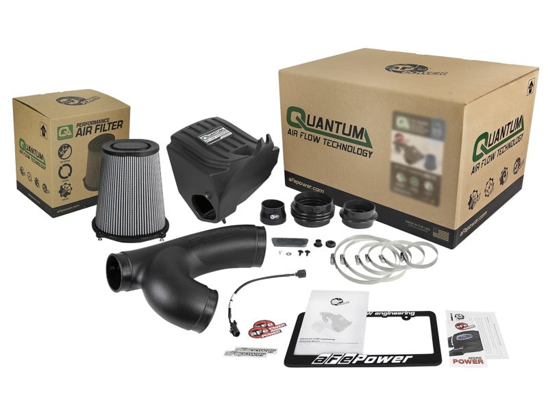 aFe Cold Air Intakes aFe Quantum Pro DRY S Cold Air Intake System 15-18 Ford F150 EcoBoost V6-3.5L/2.7L - Dry