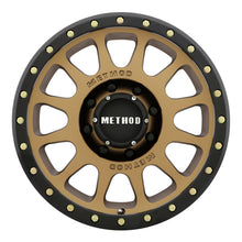 Load image into Gallery viewer, Method Wheels Wheels - Cast Method MR305 NV 20x9 +18mm Offset 8x6.5 130.81mm CB Method Bronze/Black Street Loc Wheel