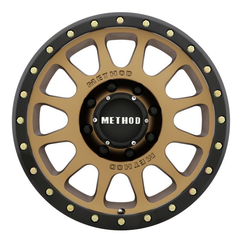 Method Wheels Wheels - Cast Method MR305 NV 18x9 +18mm Offset 8x170 130.81mm CB Method Bronze/Black Street Loc Wheel