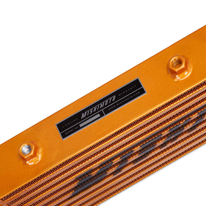 Mishimoto Intercoolers Mishimoto Universal Gold Z Line Intercooler  Overall Size: 28x8x3 Core Size: 21x6x2.5 Inlet / Outlet