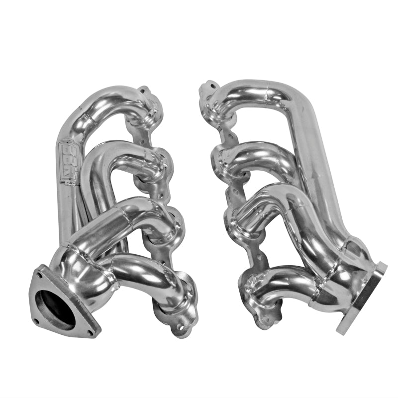 BBK Headers & Manifolds BBK 14-18 GM Truck 5.3/6.2 1 3/4in Shorty Tuned Length Headers - Polished Silver Ceramic