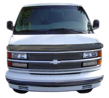 Load image into Gallery viewer, AVS Stone/Bug Deflectors AVS 96-02 Chevy Express 1500 High Profile Bugflector II Hood Shield - Smoke