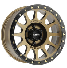 Load image into Gallery viewer, Method Wheels Wheels - Cast Method MR305 NV 18x9 0mm Offset 6x5.5 108mm CB Method Bronze/Black Street Loc Wheel