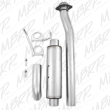 Load image into Gallery viewer, MBRP Catback MBRP 11-12 Ford F-150 SVT Raptor 6.2L EC-SB/CC-SB 3.5in Cat Back Single Turn Down Alum Exhaust