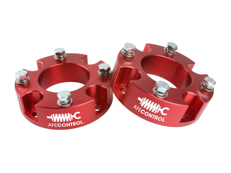 aFe Leveling Kits aFe CONTROL 2.0 IN Leveling Kit 07-21 Toyota Tundra - Red