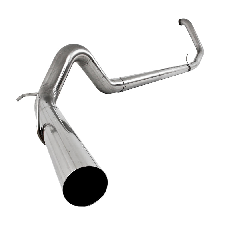 MBRP Turbo Back MBRP 1999-2003 Ford F-250/350 7.3L 4in Turbo Back Single No Muffler T409 SLM Series Exhaust System