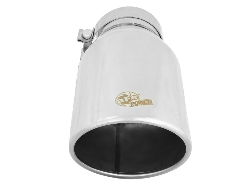 aFe Catback aFe Diesel Exhaust Tip Bolt On Polished 4in Inlet x 6in Outlet x 12in Length