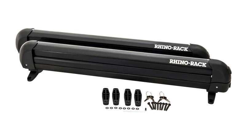 Rhino-Rack Winter Sport Racks Rhino-Rack Universal Ski/Snowboard Carrier - Fits 6 Pairs of Skis or 4 Snowboards - Black