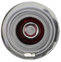 Load image into Gallery viewer, K&amp;N Engineering Air Filters - Universal Fit K&amp;N Universal Air Filter Chrome Round Tapered Red - 4in Flange ID x 1.125in Flange Length x 5.5in H