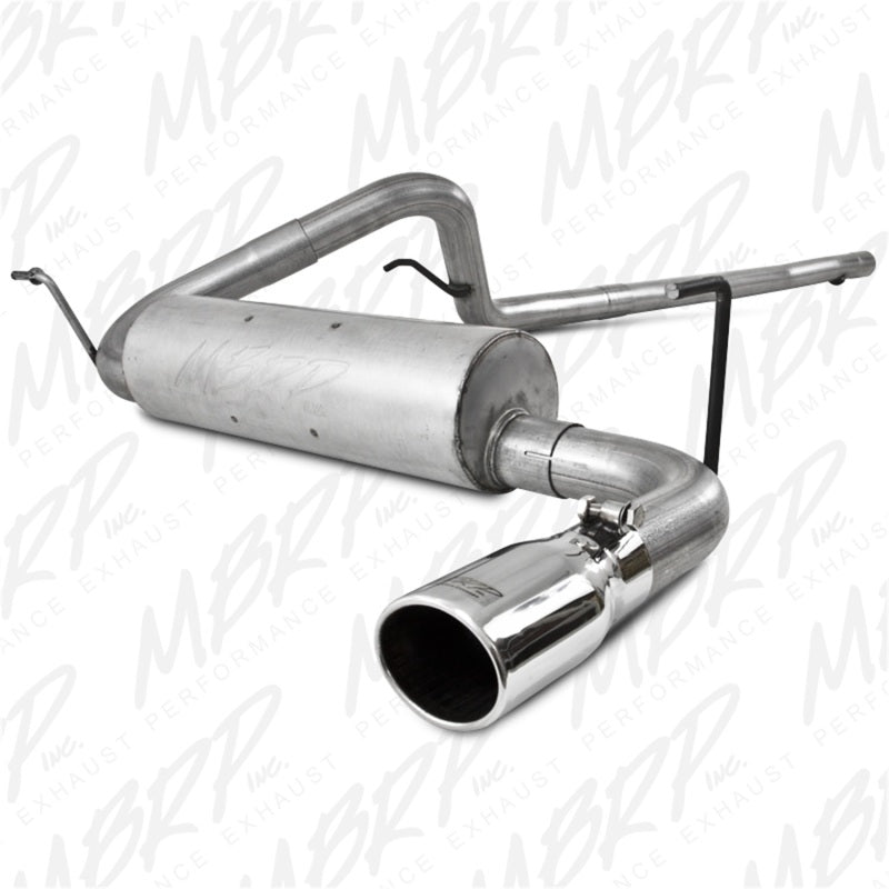 MBRP Catback MBRP 2007-2009 Jeep Wrangler 4dr 3.8L V6 Cat Back Single