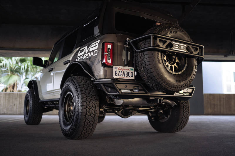 DV8 Offroad License Plate Relocation DV8 Offroad 21-23 Ford Bronco Rear License Plate Relocation Bracket