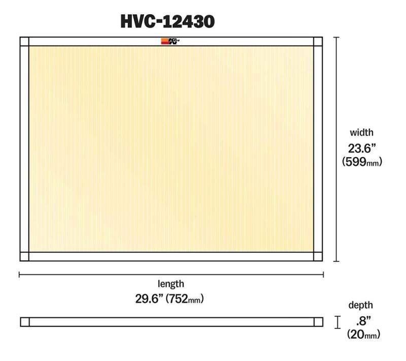 K&N Engineering HVAC Filters K&N HVAC Filter - 24 x 30 x 1