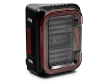 Load image into Gallery viewer, Raxiom Tail Lights Raxiom 07-18 Jeep Wrangler JK Axial Series LED Halo Tail Lights- Black Housing (Dark Smoked Lens)