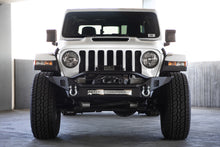 Load image into Gallery viewer, DV8 Offroad Bumpers - Steel DV8 Offroad 18-23 Jeep Wrangler JL / 20-23 Jeep Gladiator JT FS-7 Mid-Width Winch Front Bumper