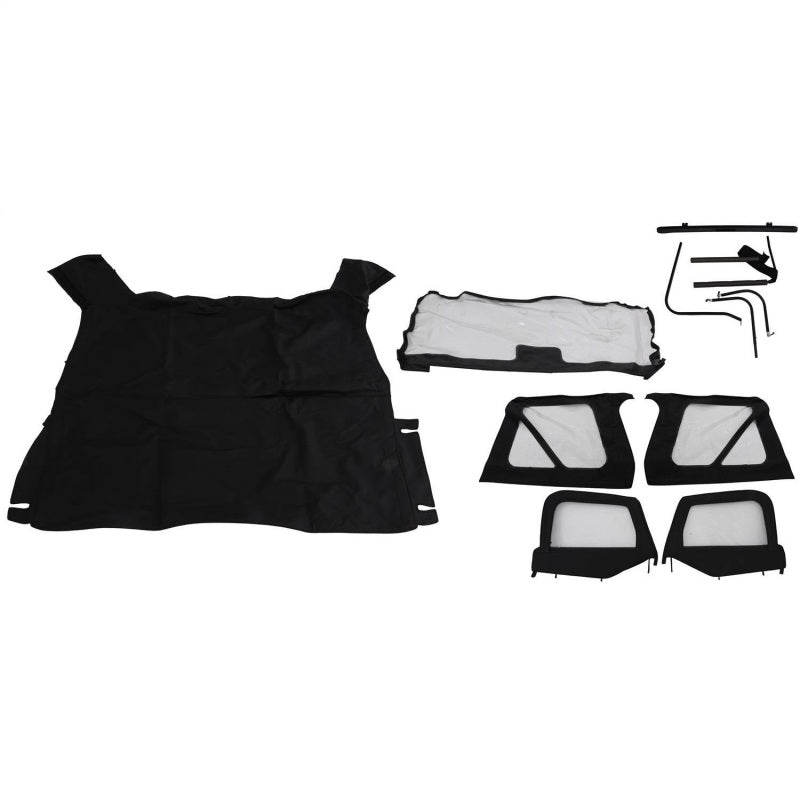 Rampage Soft Tops Rampage 1997-2006 Jeep Wrangler(TJ) Complete Top - Black Diamond