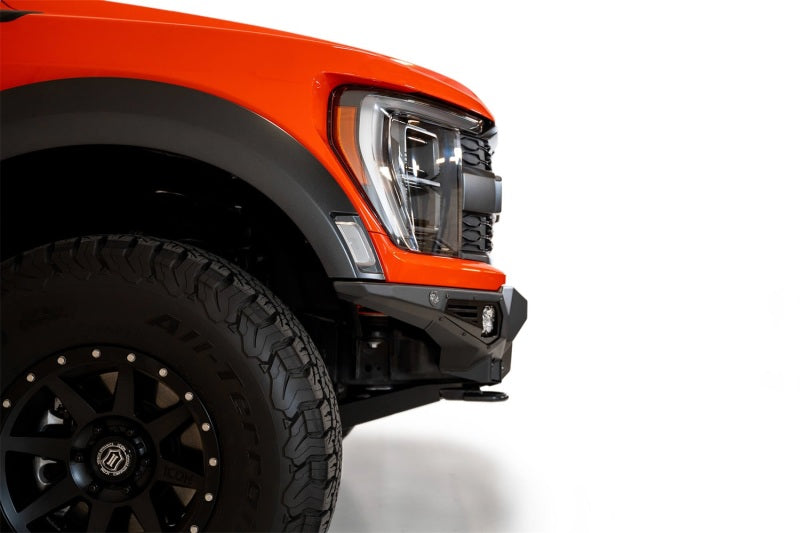 Addictive Desert Designs Bumpers - Steel Addictive Desert Designs 2021+ Ford Raptor Bomber Front Bumper w/ 3 Baja Designs LP6 Light Mounts