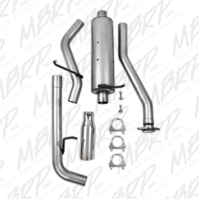 MBRP Catback MBRP 04-11 Chevy Colorado / GMC Canyon 2.8L/2.9L/3.5L/3.7L Cat Back Single Side Aluminized Exhaust