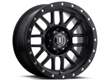 Load image into Gallery viewer, ICON Wheels - Cast ICON Alpha 17x8.5 6x5.5 0mm Offset 4.75in BS 106.1mm Bore Satin Black Wheel