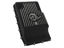 Load image into Gallery viewer, aFe Diff Covers aFe 17-24 Ford F-150 10R60/10R80 Pro Series Rear Transmission Pan Black w/ Machined Fins
