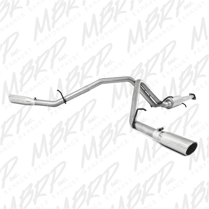 MBRP Catback MBRP 2007-2008 Chev/GMC 1500 (Next Gen.) CC EC (excl. 8 bed) 4.8/5.3L/6.0L Cat Back Dual Split