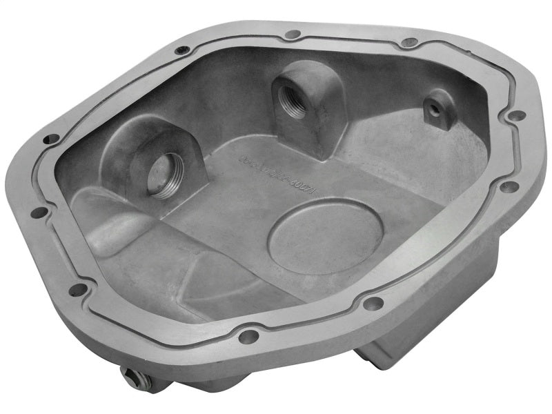 aFe Diff Covers afe Front Differential Cover (Raw; Street Series); Ford Diesel Trucks 94.5-14 V8-7.3/6.0/6.4/6.7L