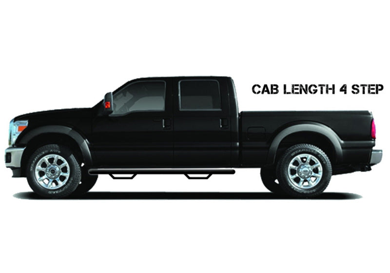 N-Fab Side Steps N-Fab RS Nerf Step 05-15 Toyota Tacoma (Gas) Double Cab 5ft Short Bed - Cab Length - Tex. Black