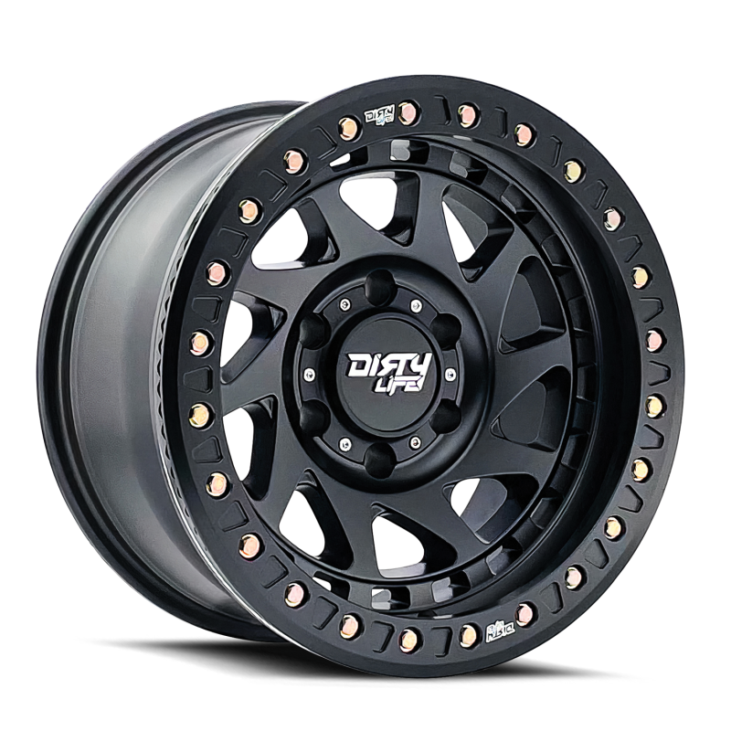 Dirty Life Wheels - Cast Dirty Life 9313 Enigma Race 17x9 / 6x139.7 BP / -12mm Offset / 106mm Hub Matte Black Wheel