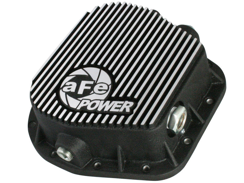 aFe Diff Covers aFe Power Rear Differential Cover (Machined) 12 Bolt 9.75in 11-13 Ford F-150 EcoBoost V6 3.5L (TT)