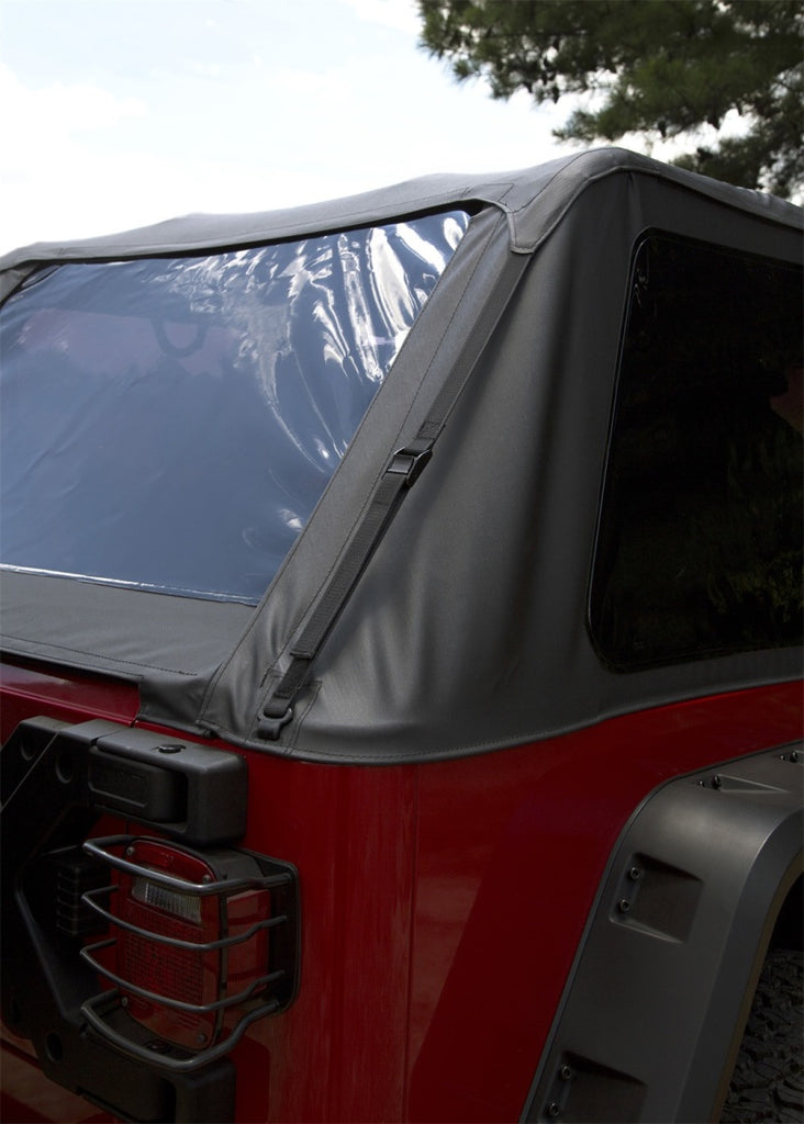 Rugged Ridge Soft Tops Rugged Ridge Montana Top Bowless Black Diamond 04-06 LJ