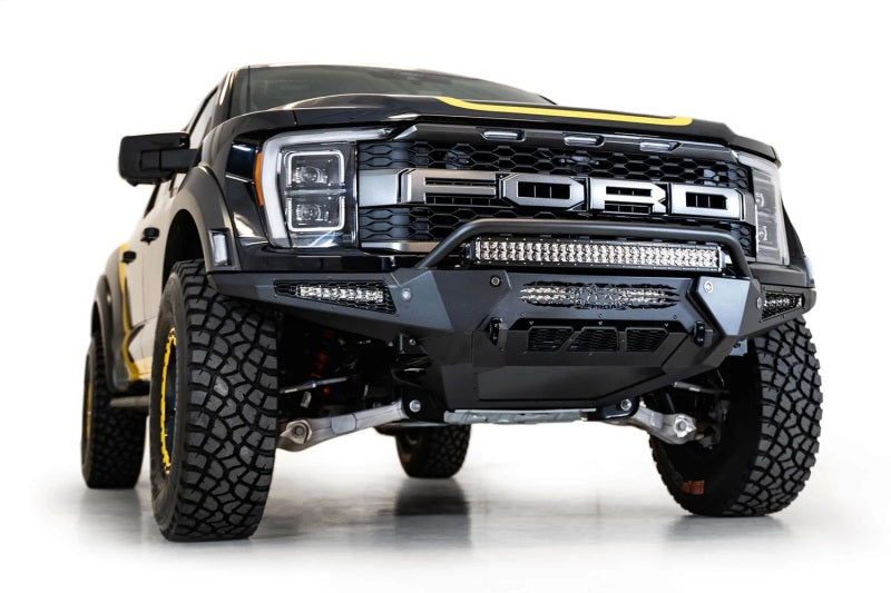 Addictive Desert Designs Bumpers - Steel Addictive Desert Designs 21-22 Ford Raptor HoneyBadger Front Bumper