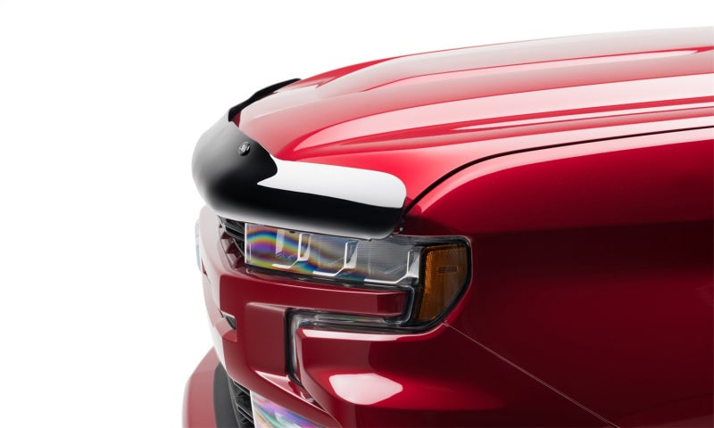 AVS Stone/Bug Deflectors AVS 16-18 Ford Explorer High Profile Bugflector II Hood Shield - Smoke