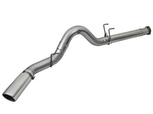 Load image into Gallery viewer, aFe DPF Back aFe LARGE BORE HD 5in 409-SS DPF-Back Exhaust w/Polished Tip 2017 Ford Diesel Trucks V8 6.7L (td)